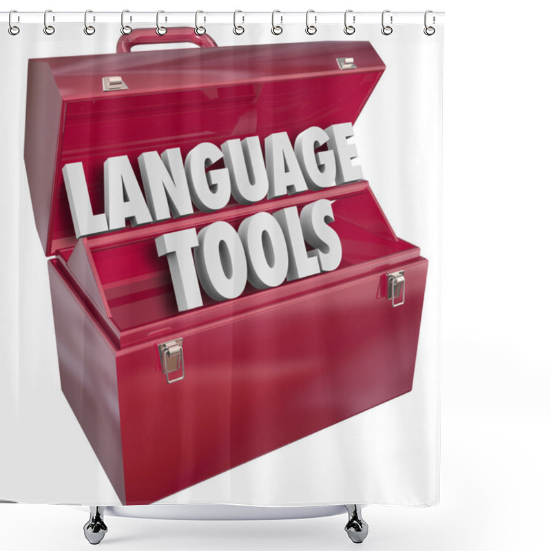 Personality  Language Tools Toolbox Shower Curtains