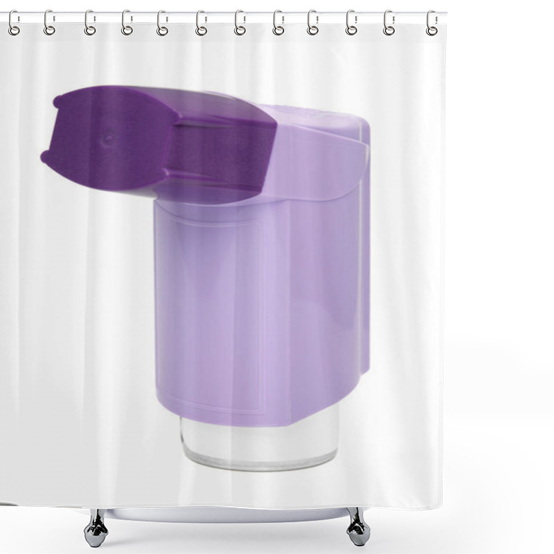 Personality  Purple Asthma Inhaler Shower Curtains