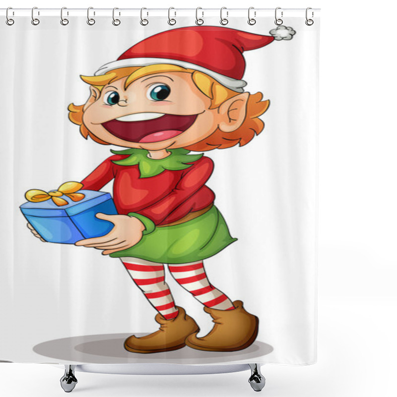 Personality  Little Elf Shower Curtains