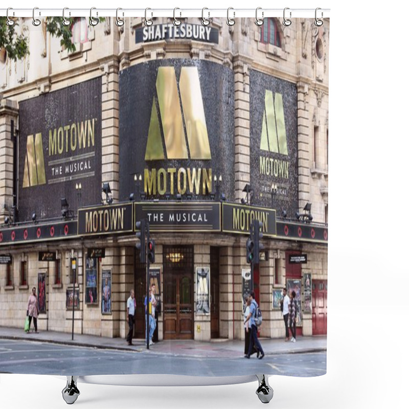 Personality  Shaftesbury Theatre, London Shower Curtains