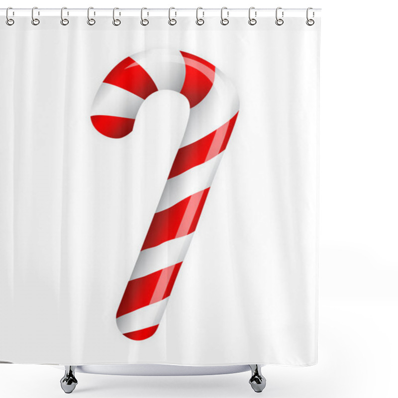 Personality  Candy Cane Shower Curtains