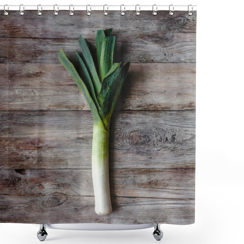 Personality  Leek Shower Curtains