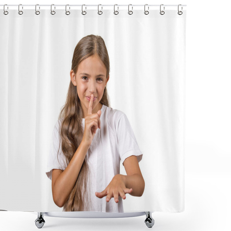 Personality  Secret, Be Quiet  Shower Curtains