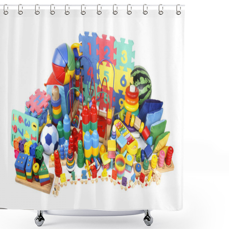 Personality  Very Many Toys Shower Curtains