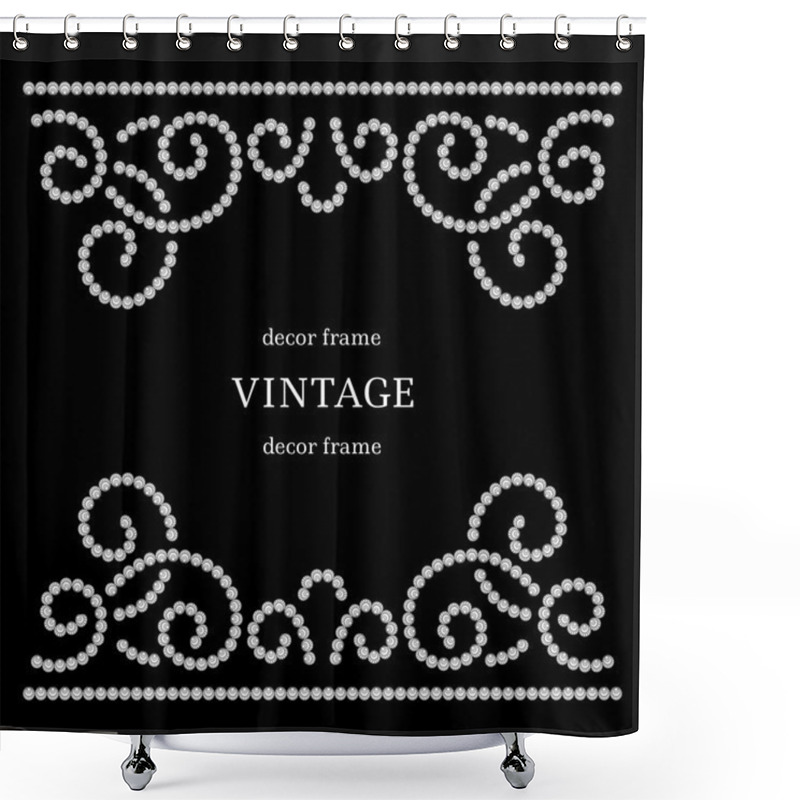 Personality  Diamond Background Shower Curtains