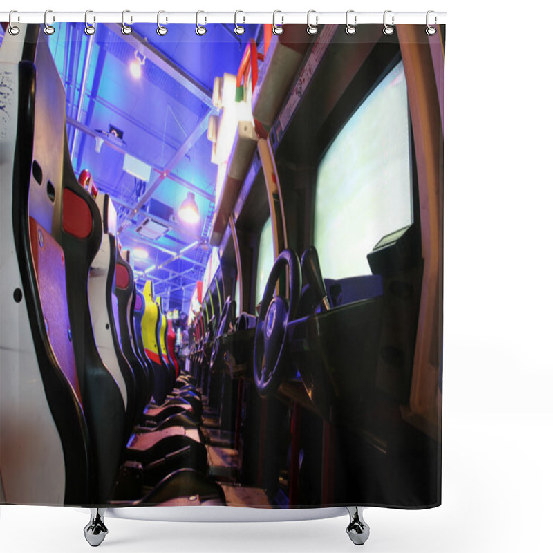 Personality  Arcade Shower Curtains