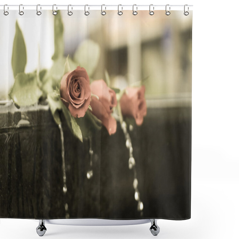 Personality  Rose Shower Curtains