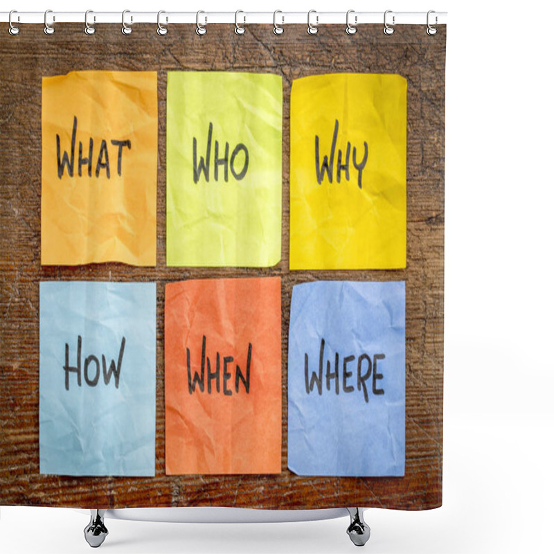 Personality  Brainstorming Or Decision Making Questions Shower Curtains