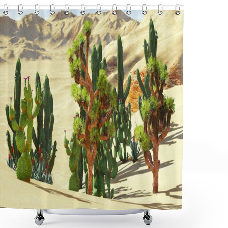 Personality  Joshua Trees Shower Curtains