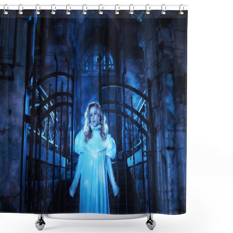 Personality  Ghost In Night Shower Curtains