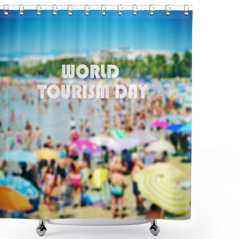 Personality  World Tourism Day Shower Curtains