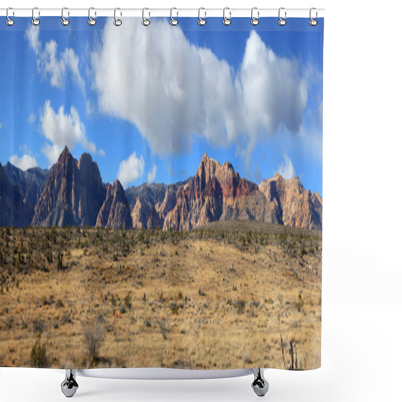 Personality  Red Rock Canyon Landscape Shower Curtains