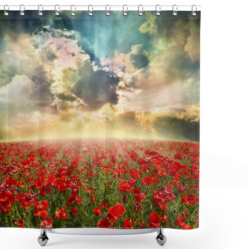 Personality  Landscape Shower Curtains