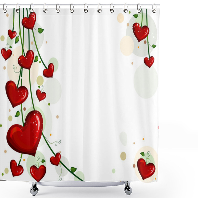 Personality  Blooming Love Shower Curtains