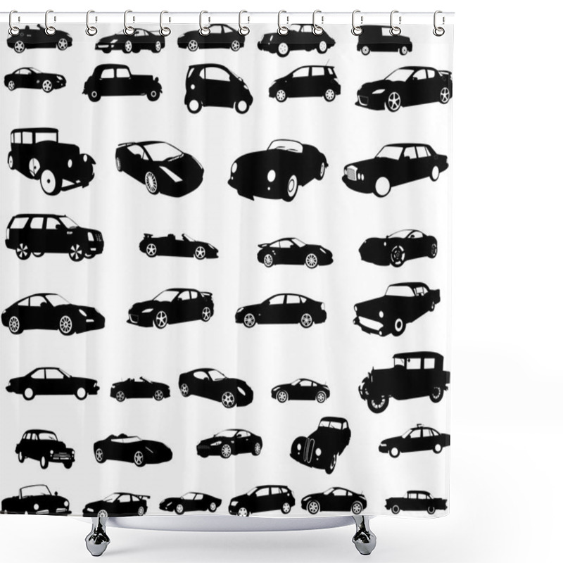 Personality  Cars Shower Curtains