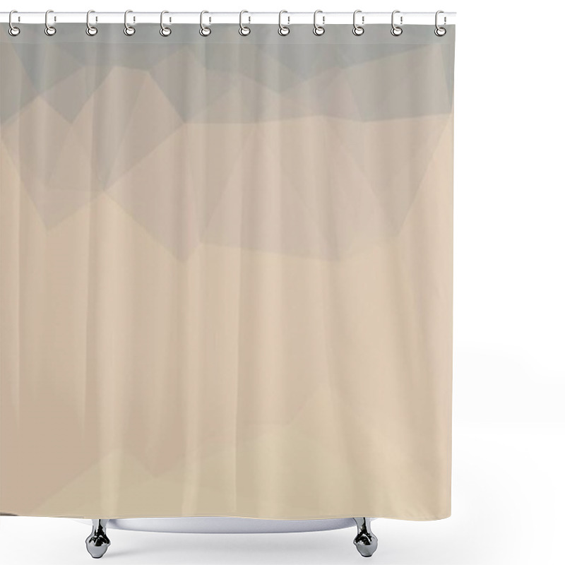 Personality  Creative Prismatic Background With Polygonal Pattern Shower Curtains