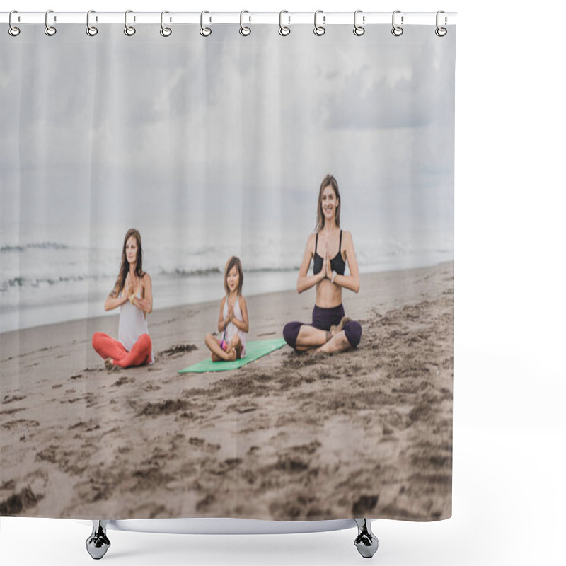 Personality  Yoga Shower Curtains