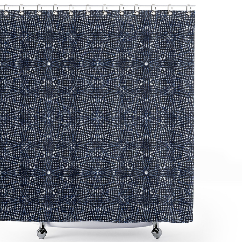 Personality  Geometry Texture Creative Repeat Modern Pattern Shower Curtains