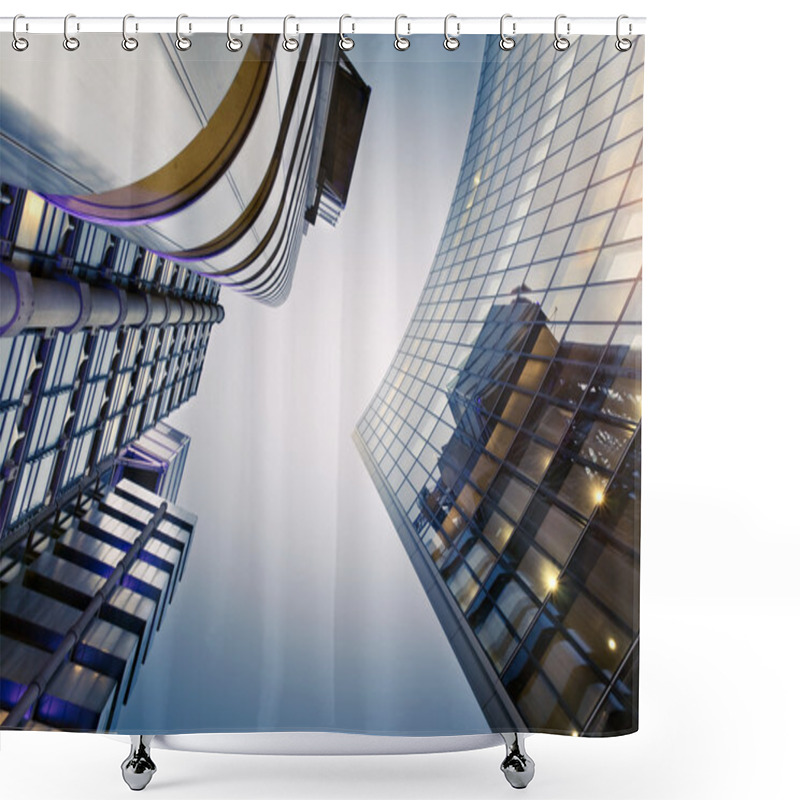 Personality  Financial District Of London Shower Curtains