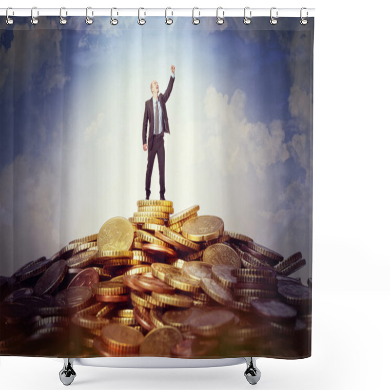 Personality  Success Man Shower Curtains