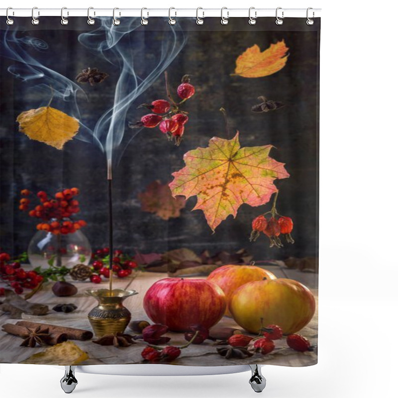 Personality  Aromas Of Autumn. Shower Curtains