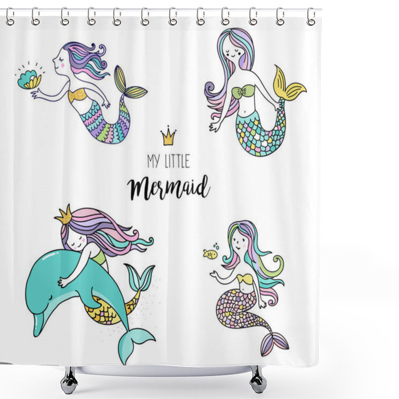 Personality  Under The Sea Elements Design Shower Curtains