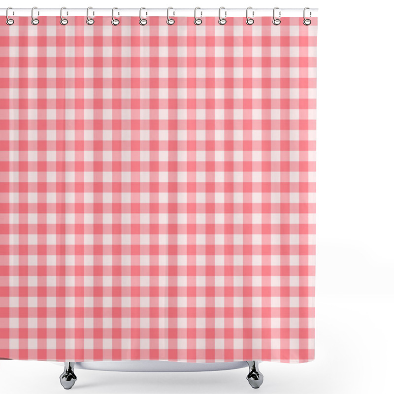 Personality  Classic Gingham Pattern Shower Curtains