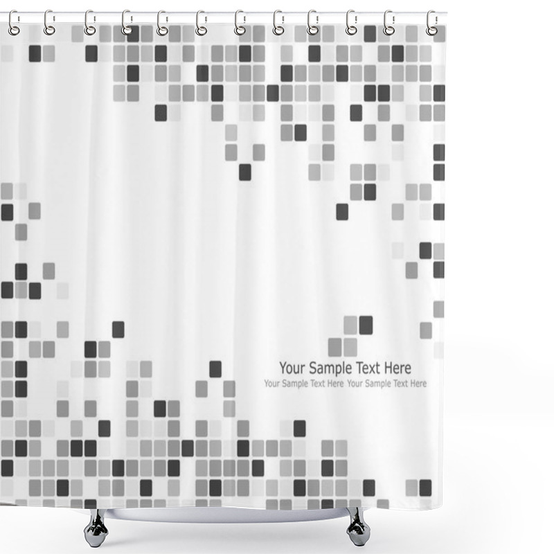 Personality  Checked Background Shower Curtains