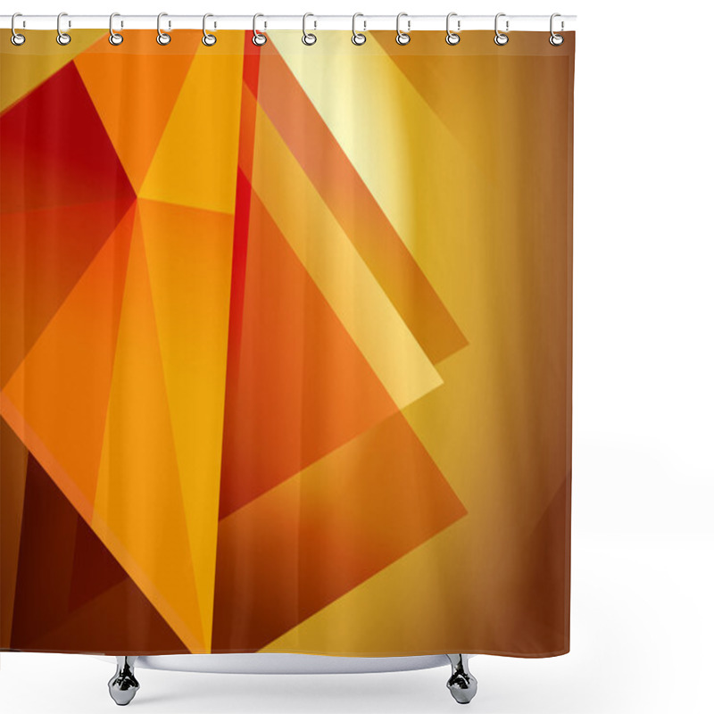 Personality  Abstract_triangles Shower Curtains