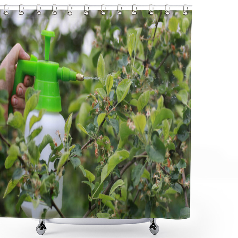 Personality  Treatment Of Plants From Insects Shower Curtains