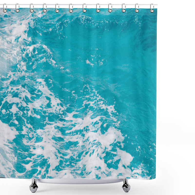 Personality  Blue Sea Water Summer Background Shower Curtains