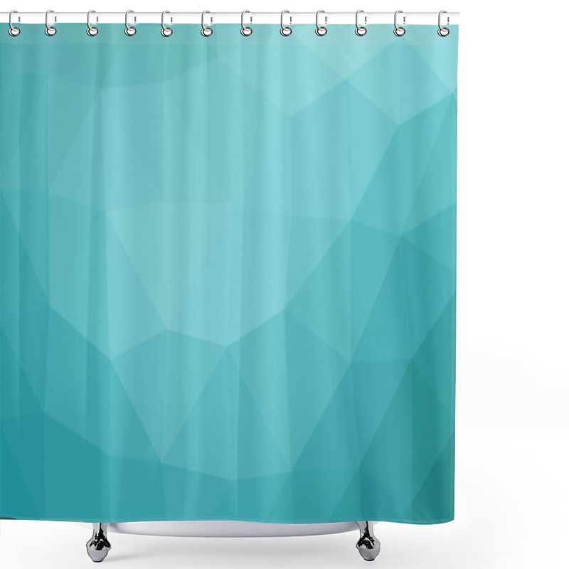 Personality  Triangles Vector Background. Modern Illustration  Shower Curtains