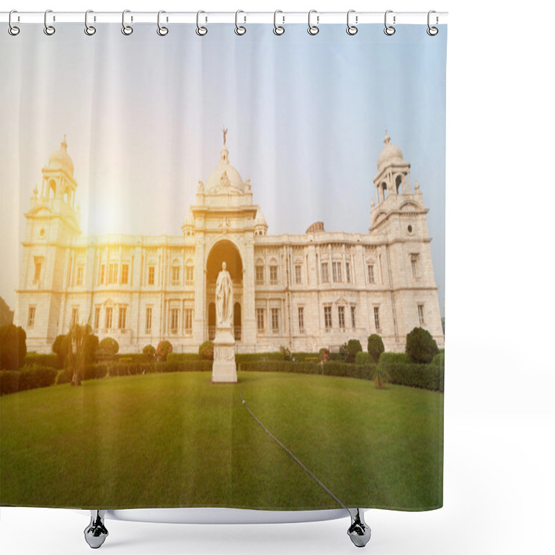 Personality  Victoria Memorial In India Shower Curtains