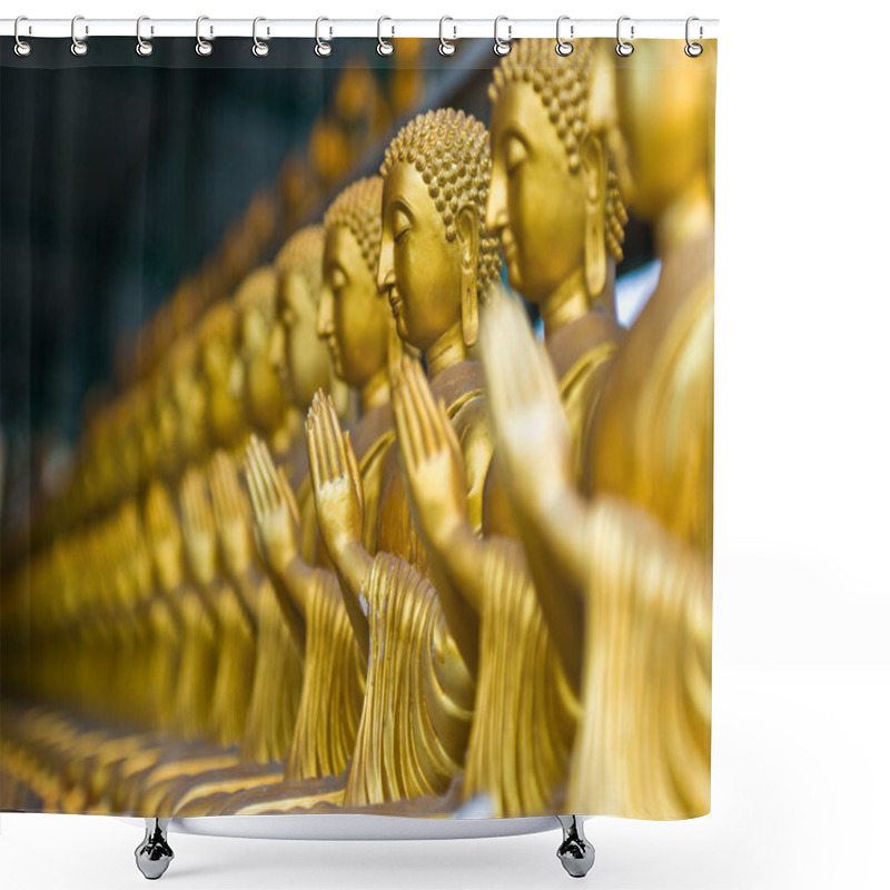 Personality  View Of Buddha Statue Shower Curtains