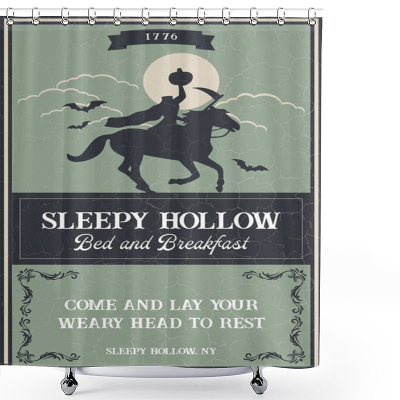 Personality  Sleepy Hollow Bed And Breakfast Design Shower Curtains