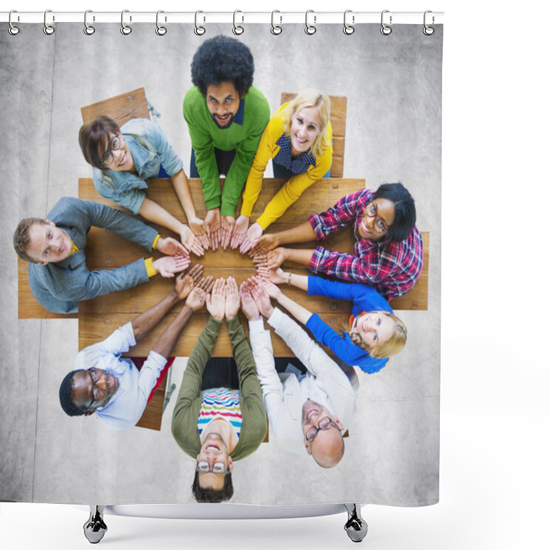 Personality  Diversity People Charity Concept Shower Curtains