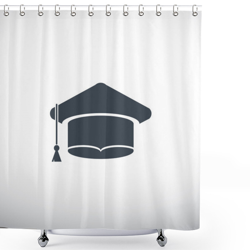 Personality  Student Graduation Hat Shower Curtains