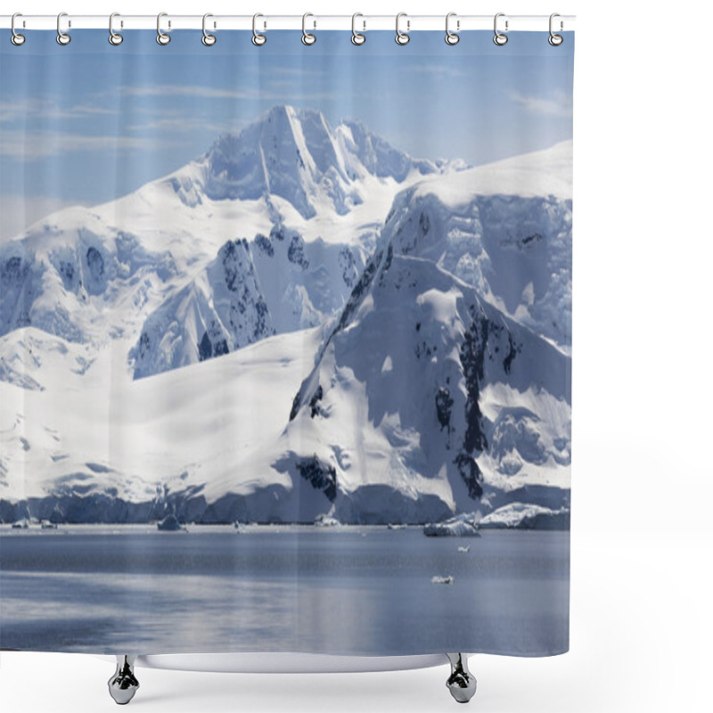 Personality  Nature And Landscapes Of Antarctic Shower Curtains