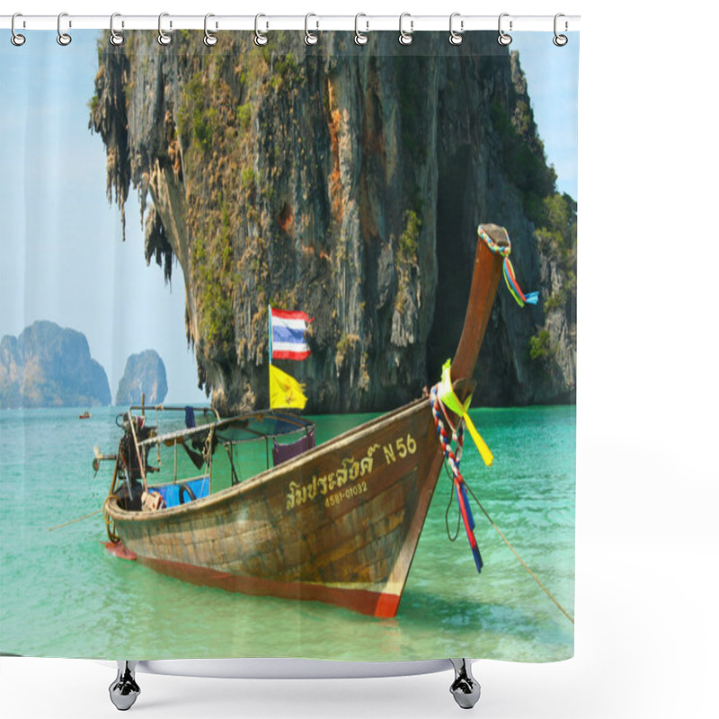 Personality  Thailand Asia Island Shower Curtains