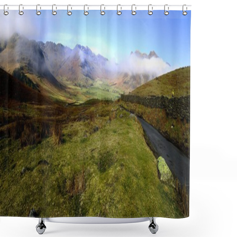 Personality  Low Clouds Shower Curtains