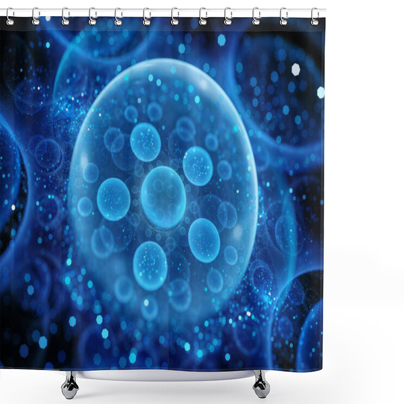 Personality  Parallel Universes Bubble Model Shower Curtains