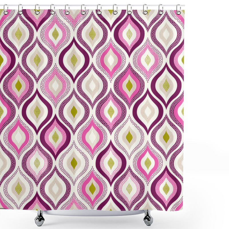 Personality  Seamless Abstract Pattern Shower Curtains