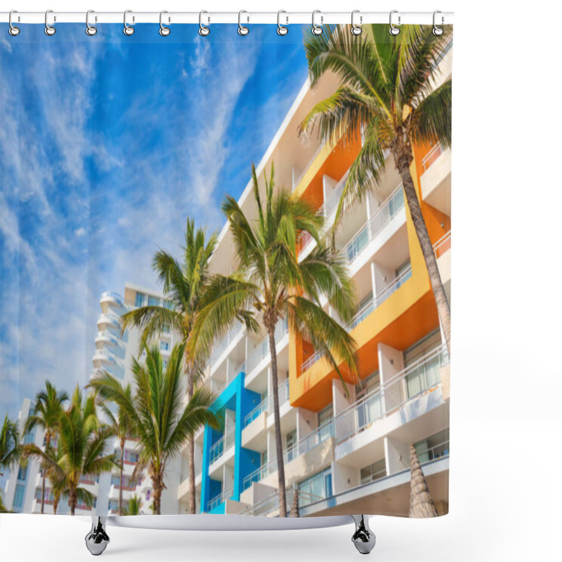 Personality  Mazatlan Golden Zone (Zona Dorada), Famous Touristic Beach And Resort Zone Shower Curtains