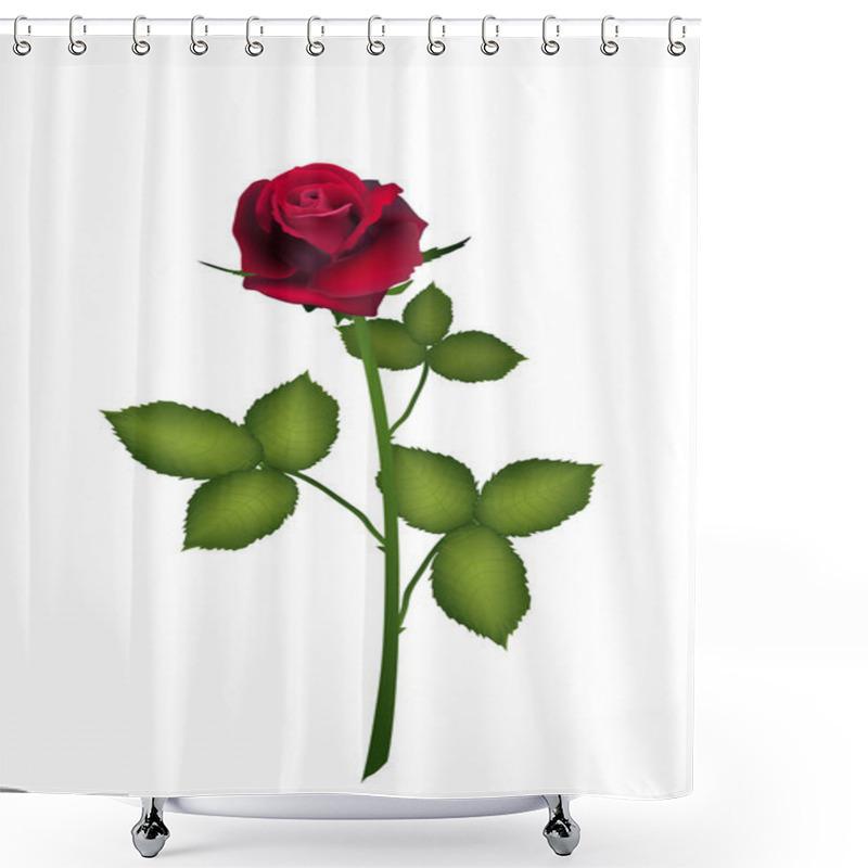 Personality  Flower Rose Shower Curtains