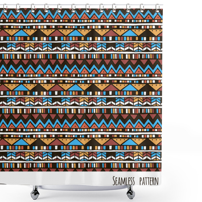 Personality  Indian Pattern Shower Curtains