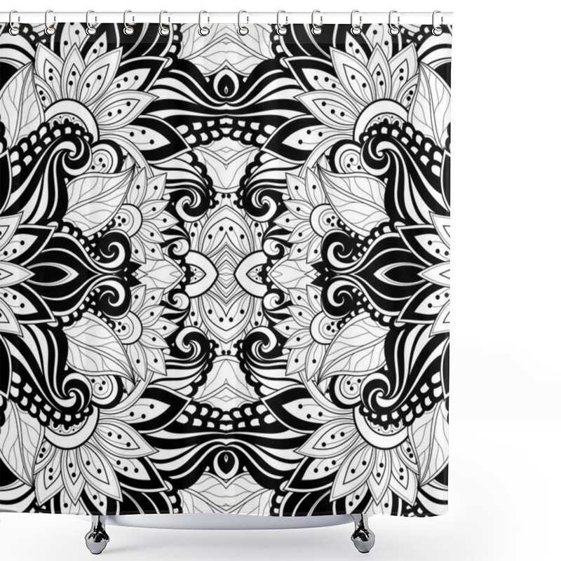 Personality  Abstract Tribal Pattern Shower Curtains