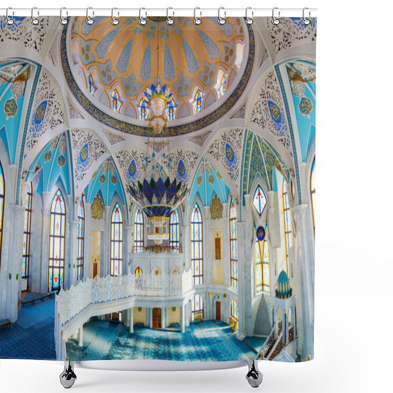 Personality  Interior Inside Of Kul Sharif Mosque At Kazan City. Russia, Republic Of Tatarstan Shower Curtains