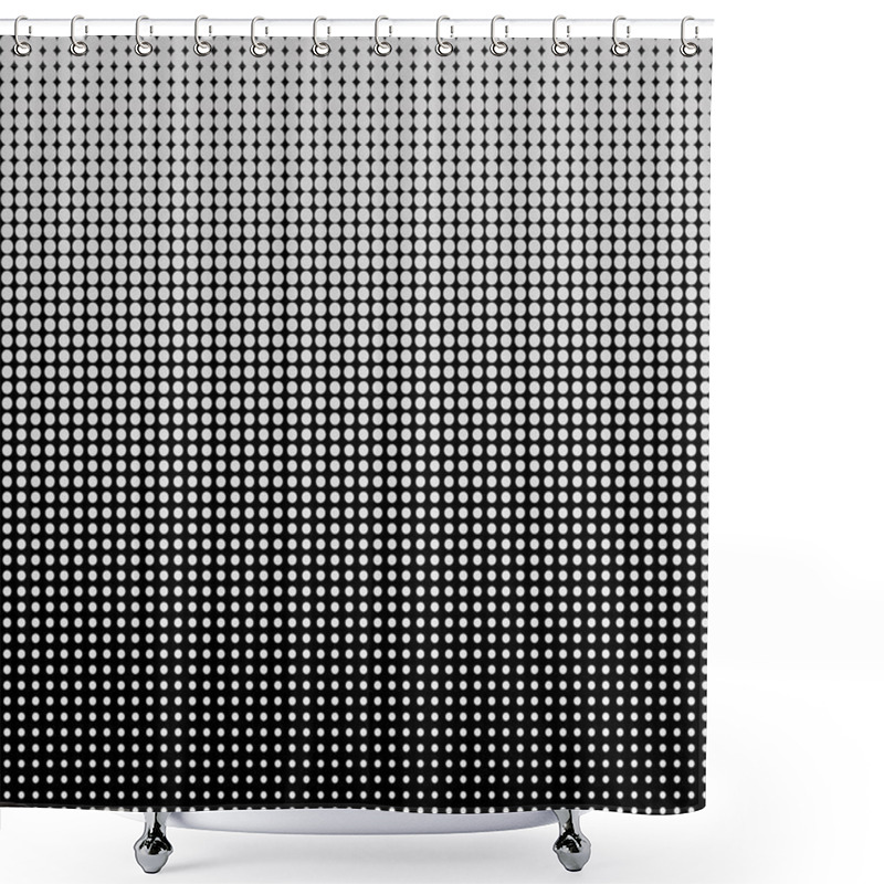 Personality  Seamless Halftone Circle Dots Abstract Vector Background Or Texture For Design Shower Curtains