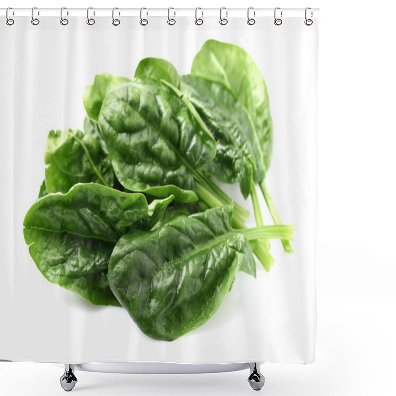 Personality  Spinach Leaves Shower Curtains