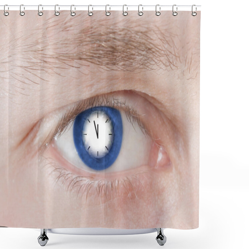 Personality  Time Shower Curtains